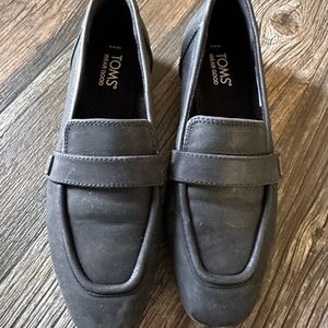 TOMS Men's Dark Gray Slip-On Loafers
